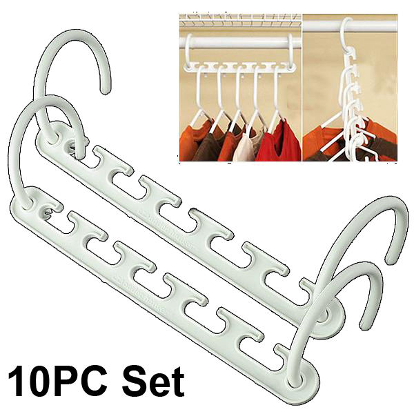 Space Saving Hangers -10pc Set