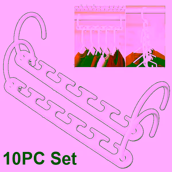 Space Saving Hangers -10pc Set