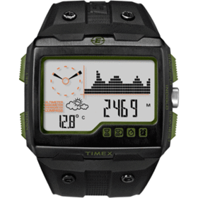 TIMEX EXPEDITION WS4 ALTITUDE COMPASS WEATHER BLACK/GREEN