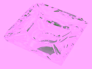 Crystal Cigar Square Ashtray Model CR-40