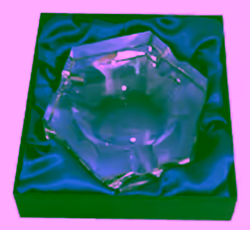 Crystal Cigar Hexagon Shape Astray Model CR-42