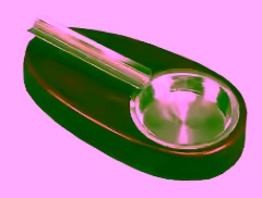 Rosewood Cigar Ashtray Model FW-109A