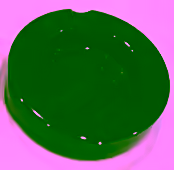 Small Round Marble 6" Cigar Ashtray Model 3506