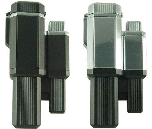 Space Quad Quadruple Blue Torch Flame Lighter