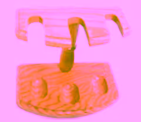 Triple Wood Pipe Rack Model VG-003