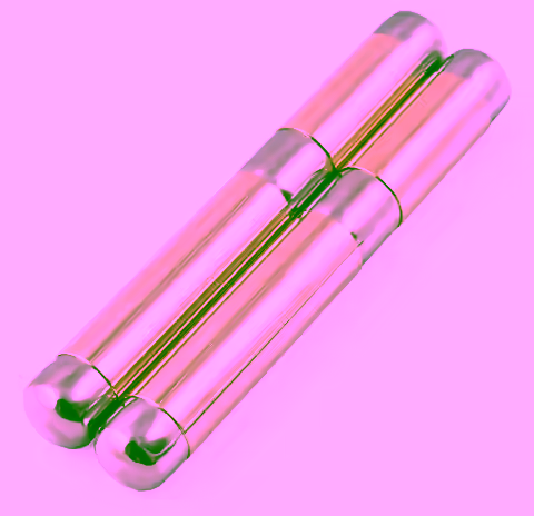 Cigar Tube 2 Finger Model FK-139-2