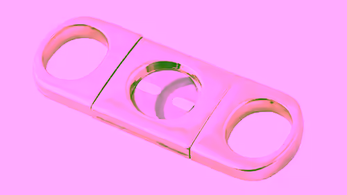 Double Blade Cigar Cutter Model CG-925 - Silver