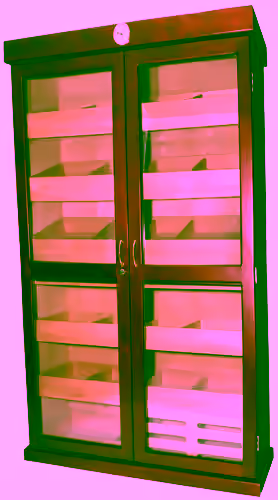 Display Humidor 2000ct w/ Double Front Locking Doors