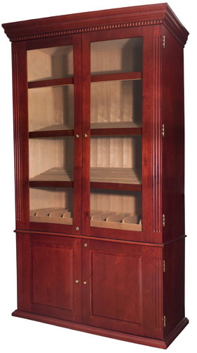 Display Humidor 2000ct w/ 4 Front Locking Doors