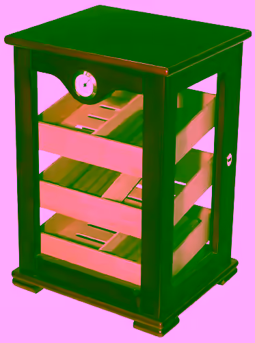 Display Humidor 125-150ct w/ Commercial Lock