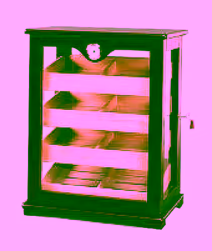 Display Humidor 150-200ct w/ Rear Locking Door