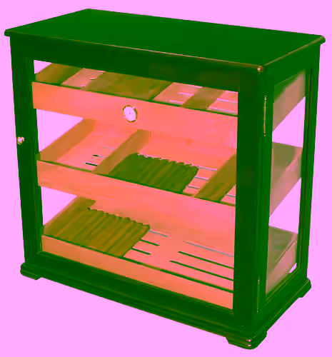 Display Humidor Back Opening Door