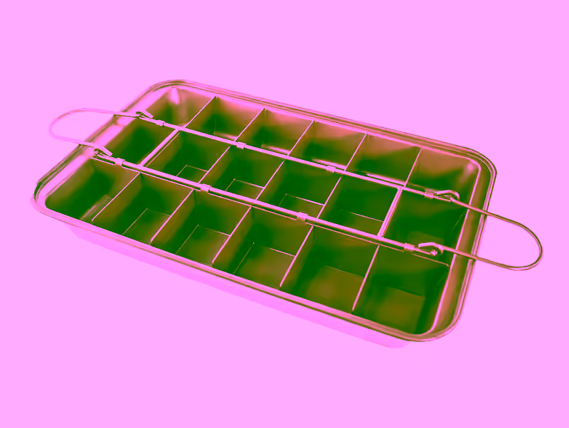 Brownie Nonstick Pan with Dividers -Nonstick Copper Baking Tray - All Edge & Corner Brownie Pan for Uniform Slices - 18 Precut Brownies - Even Heating, Dishwasher Safe - 12x8 Inch with Handles