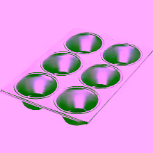 6 Jumbo Cupcake Pan