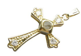 Lord's Prayer Cross Pendant
