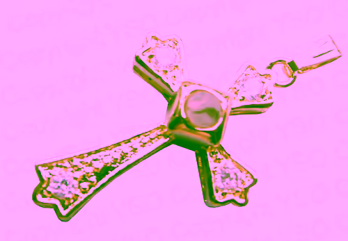 Lord's Prayer Cross Pendant