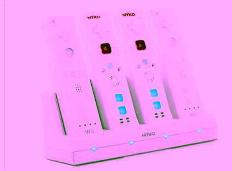 Wii 4-Dock Charging Station & Battery Pack