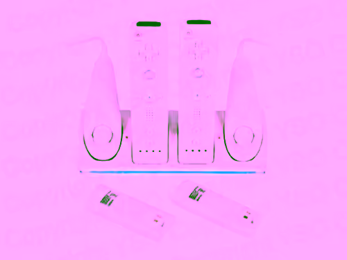 Wii 4-Dock & Nunchuck Charging Station