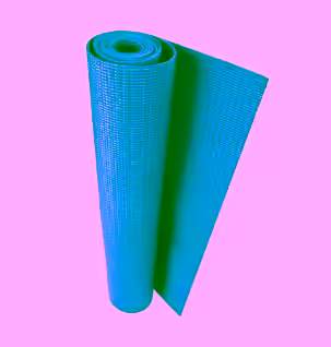 Fitness Quick Dry Non-slip Yoga, Pilates & Exercise Mat In Blue 68"x24"