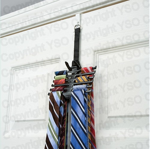 Deluxe Over the Door Tie Rack