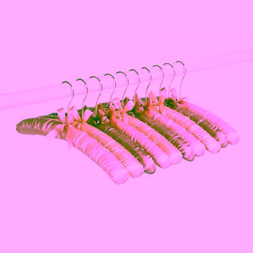 Satin Hangers - 10pc Set