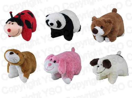 6 Pack Deluxe Pet Animal Pillow Set