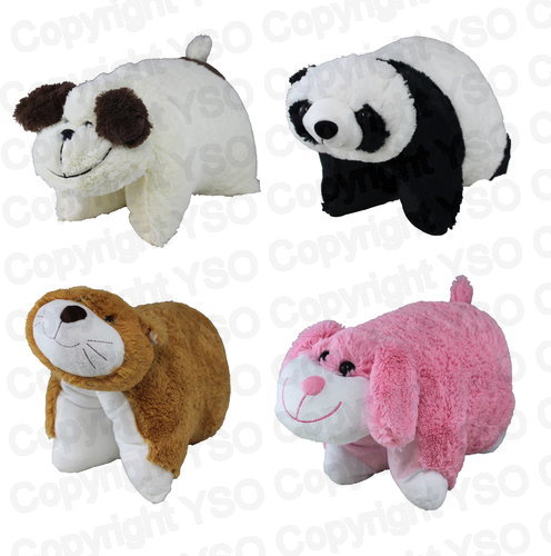 4 Pack Deluxe Pet Animal Pillow Set