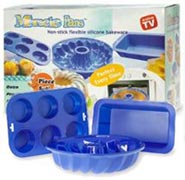 6 Pc Set - Miracle Silicone Bakeware