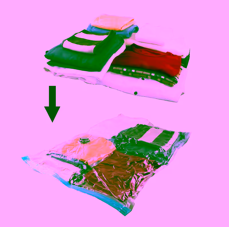 3pc Jumbo Space Saving Vacuum Bag Set