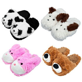 4 Pack Deluxe Pet Animal Slipper Set