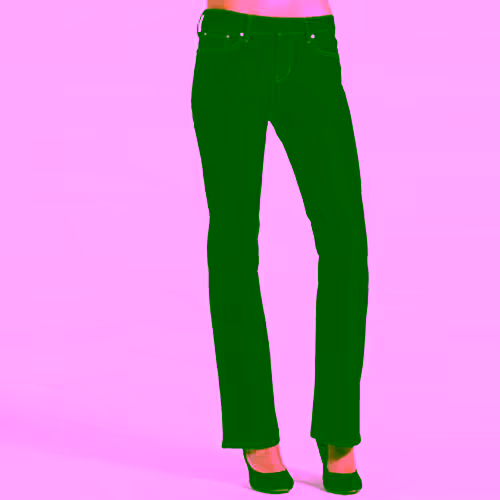 Jean Style Pajama Pants - Black