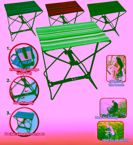 1 - Pocket-Size Travel Chair