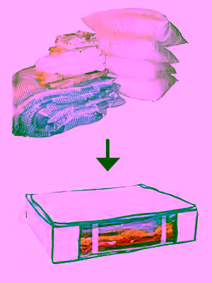 1pc Space Saving Tote Bag