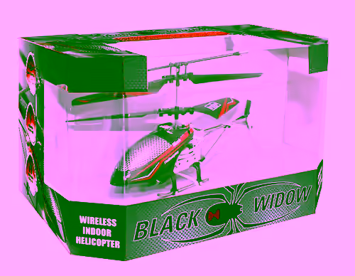 Black Widow 3.5ch Mini RC Metal Helicopter with Gyro