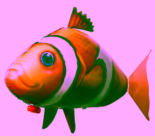 RC Flying Clown Fish Swimmer