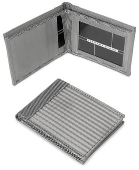 Stainless Steel  Bill Fold Wallet - Pattern Design