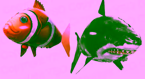 RC Flying Fish Swimmers - 2pc Deluxe Set