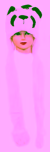 Plush Polar Bear Winter Hat With Pocket Mittens