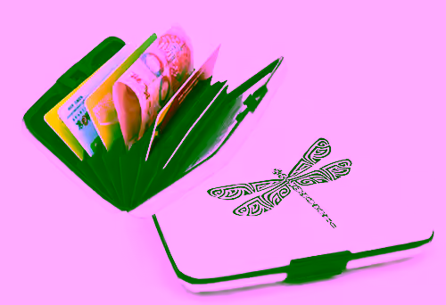 Aluminum Wallet - Dragonfly