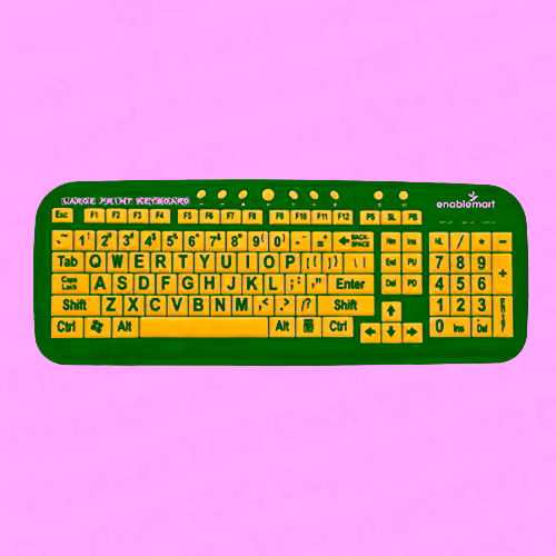 Deluxe - Big & Bright EZ See Keyboard