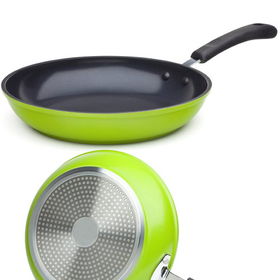 Green 10" Non Stick Ceramic Deluxe Induction Pan