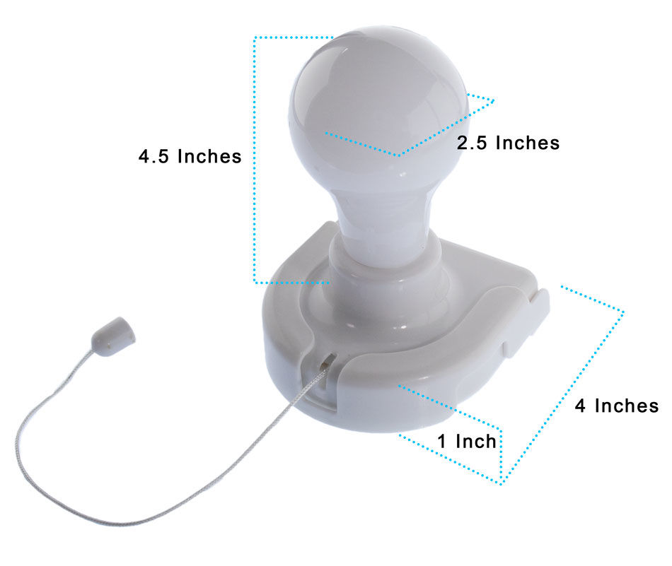 Instant Portable Light Bulb Cordless Mountable Battery Operated Wireless LED Lig $11.95