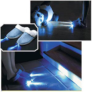LED Light Slippers - Beige