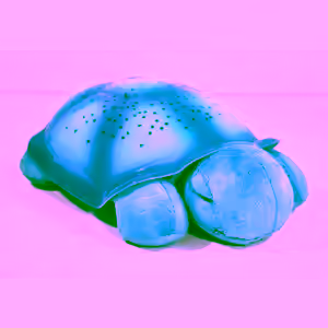 Star Light Pet Animal Pillow - Turtle - Blue