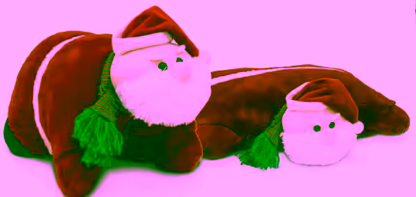 Santa Claus Plush Pillow 2-in-1 Pillow & Kid's Stuffed Pet Toy - Soft & Cuddly Comfort Sleeping Toy - Perfect for Christmas Naps