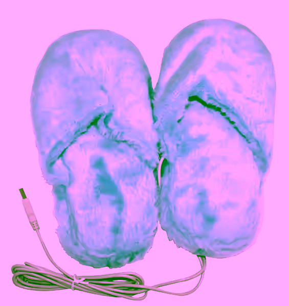 Heated USB Slippers