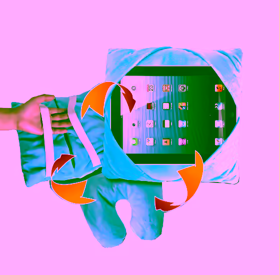 3 in 1 Shuffle Go Plush Pillow Deluxe