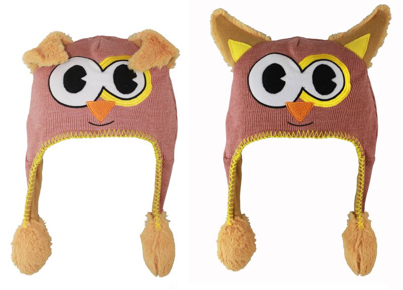 Press n Flip Animal Hat - Owl
