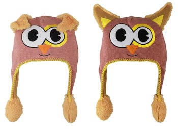 Press n Flip Animal Hat - Owl
