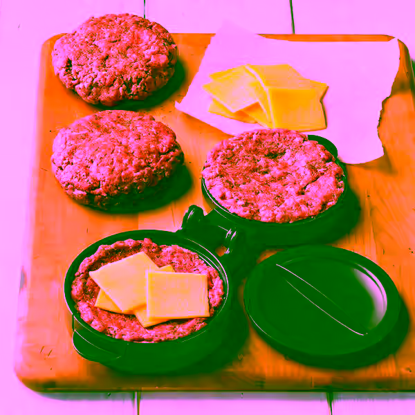 Stuffed Hamburger Press with Lifter